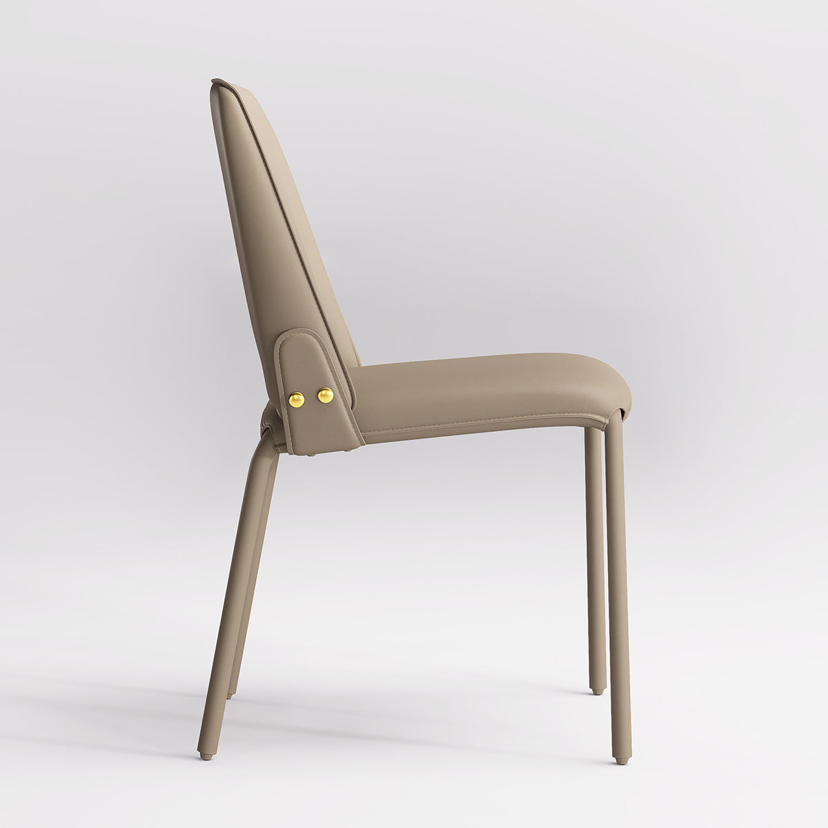 Kidol & Shellder Slope Premium Leather Dining Chairs