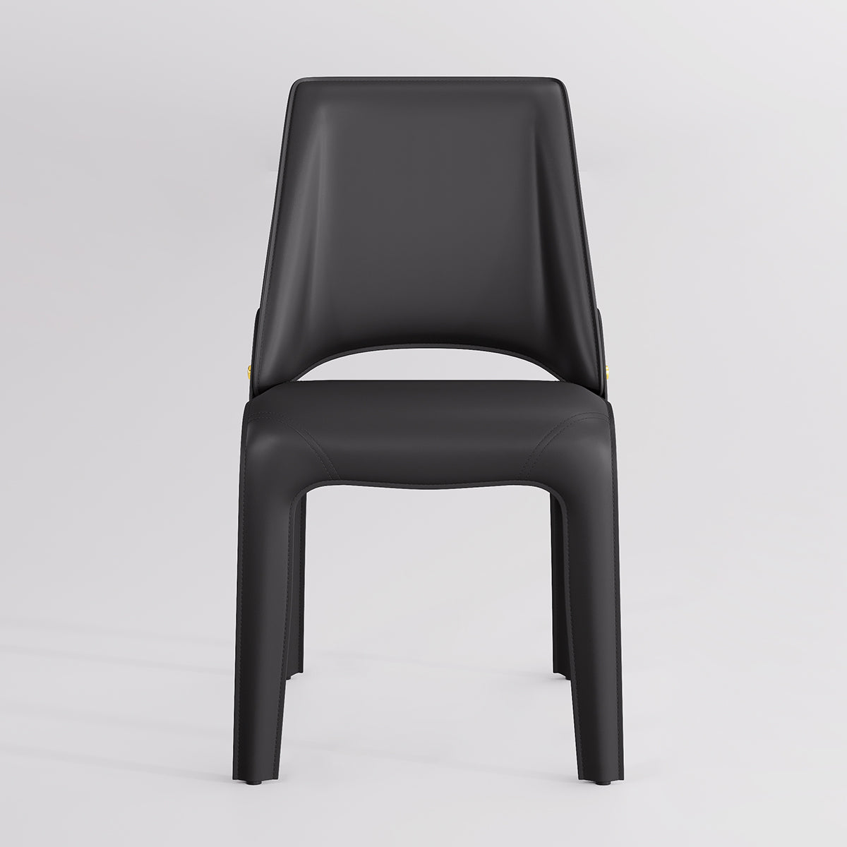 Kidol & Shellder Slope Sadddle Leather Dining Chairs