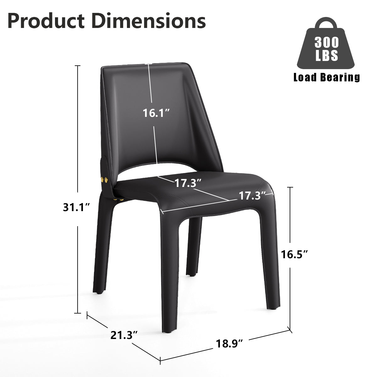 Kidol & Shellder Slope Sadddle Leather Dining Chairs