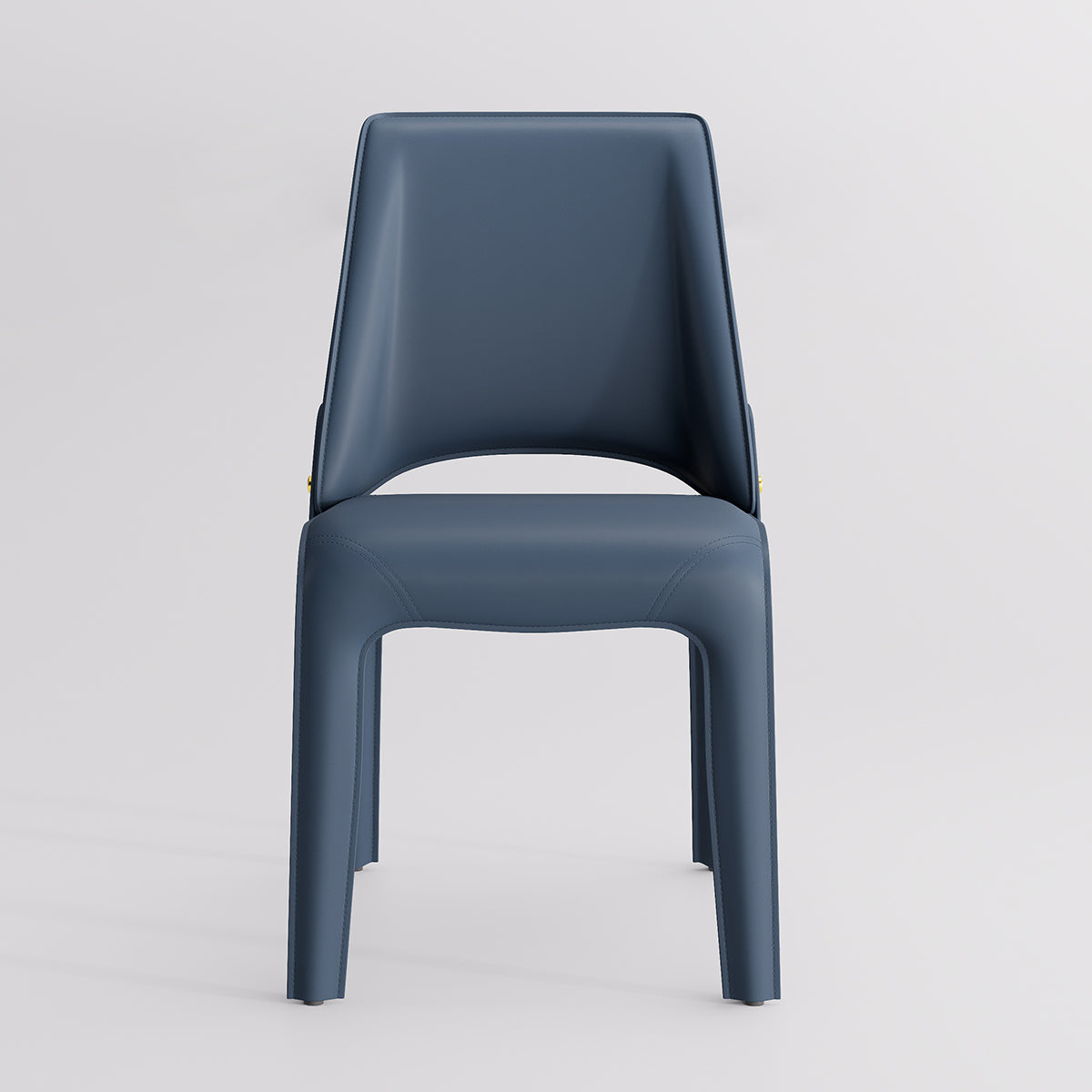 Kidol & Shellder Slope Sadddle Leather Dining Chairs