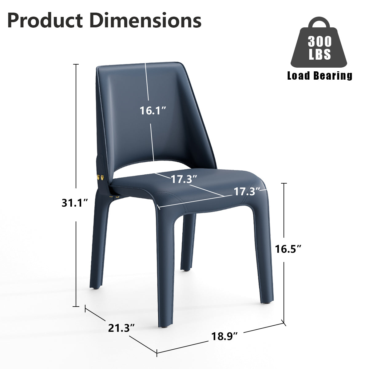 Kidol & Shellder Slope Sadddle Leather Dining Chairs