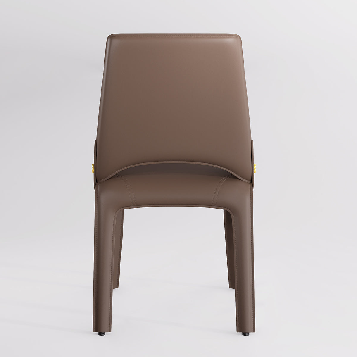 Kidol & Shellder Slope Sadddle Leather Dining Chairs