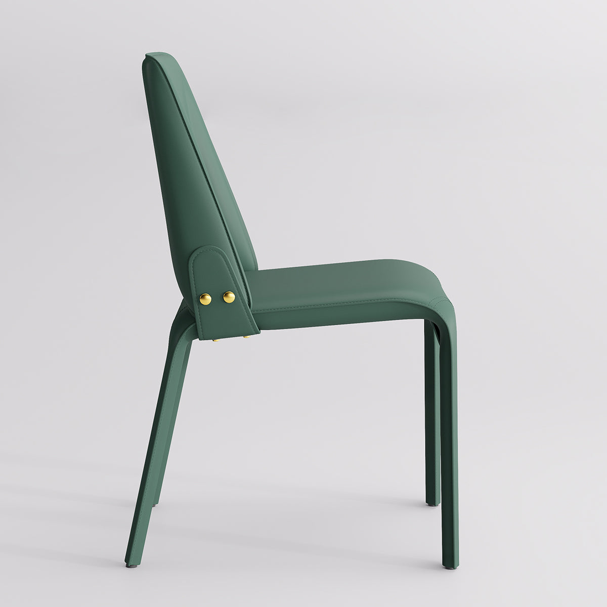 Kidol & Shellder Slope Sadddle Leather Dining Chairs