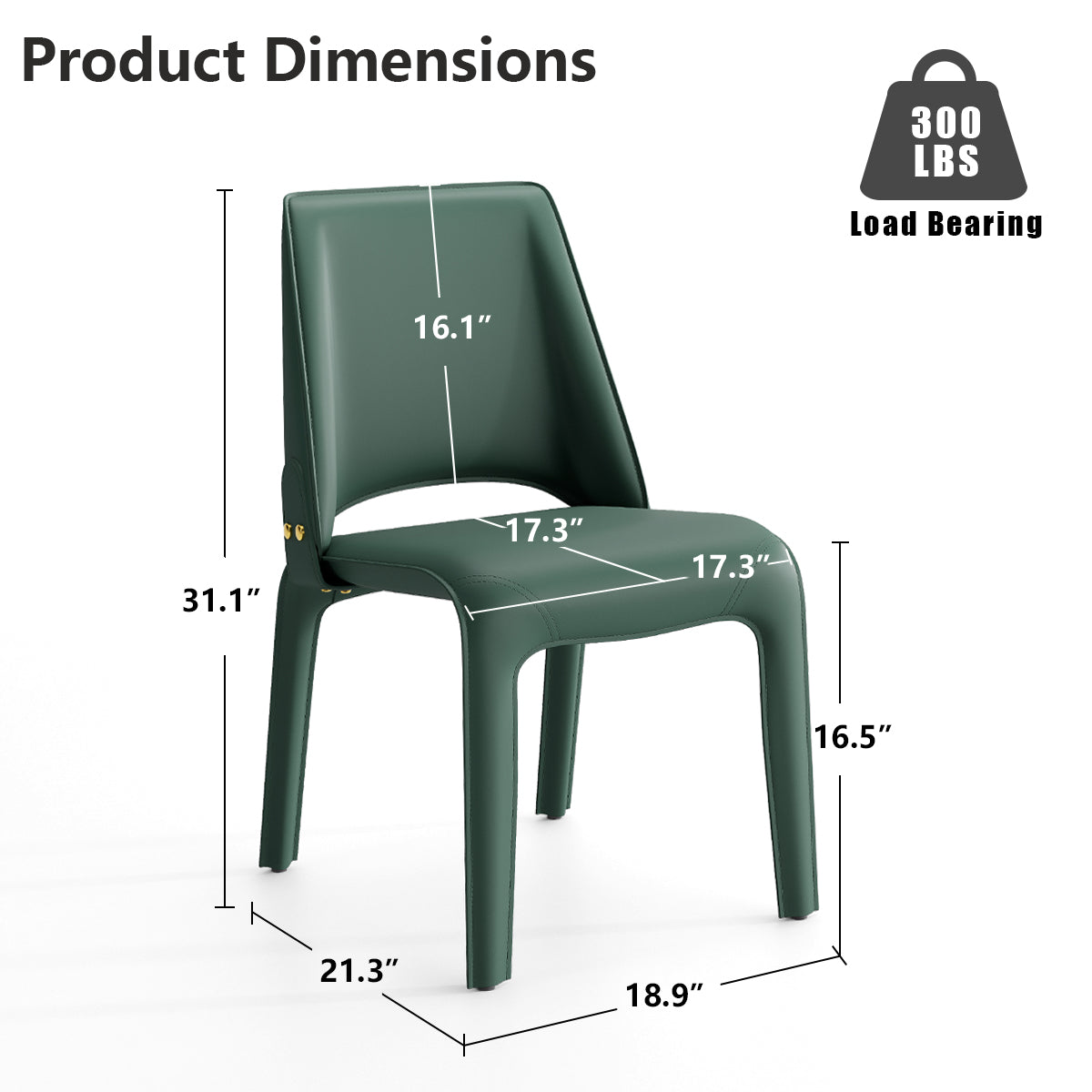 Kidol & Shellder Slope Sadddle Leather Dining Chairs