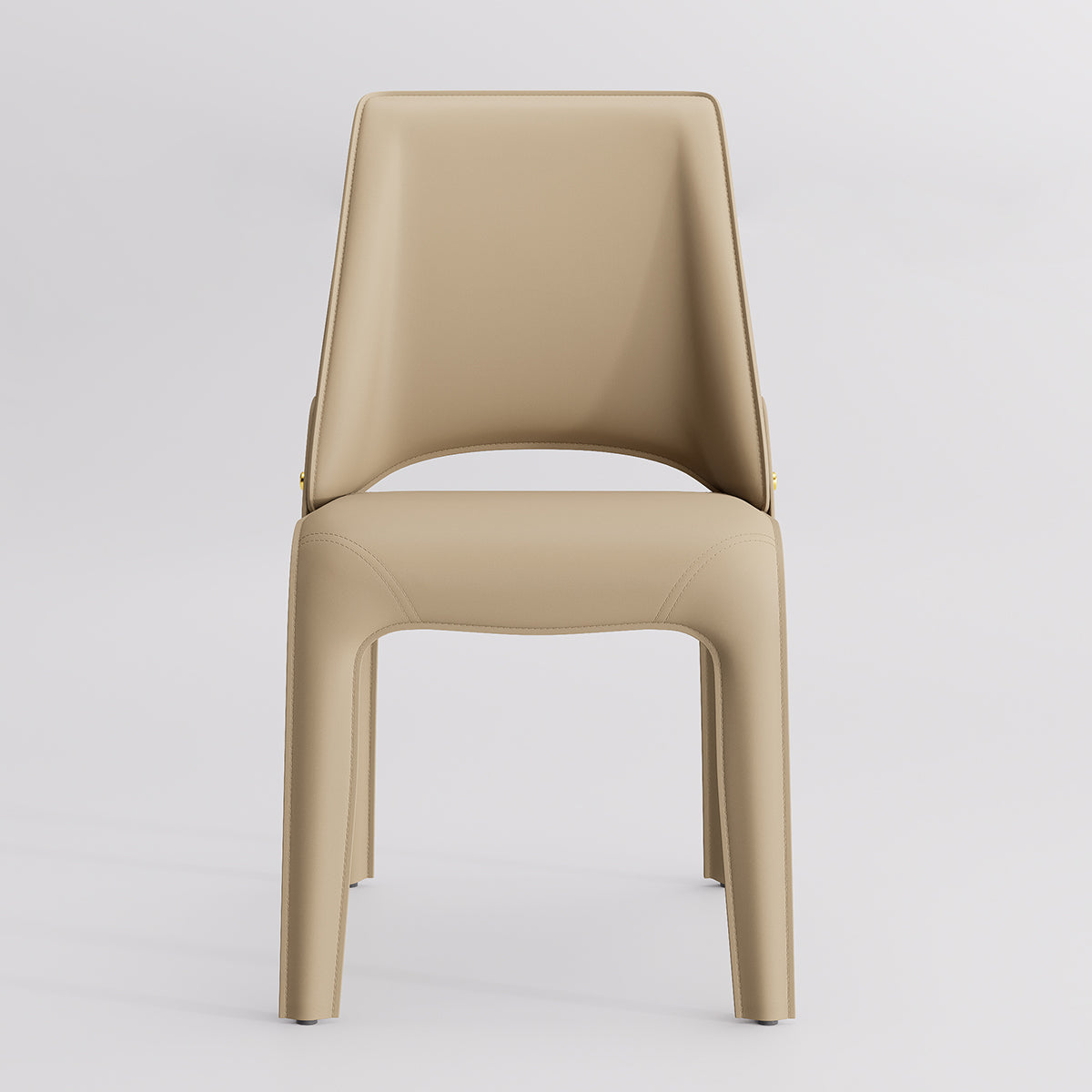 Kidol & Shellder Slope Sadddle Leather Dining Chairs