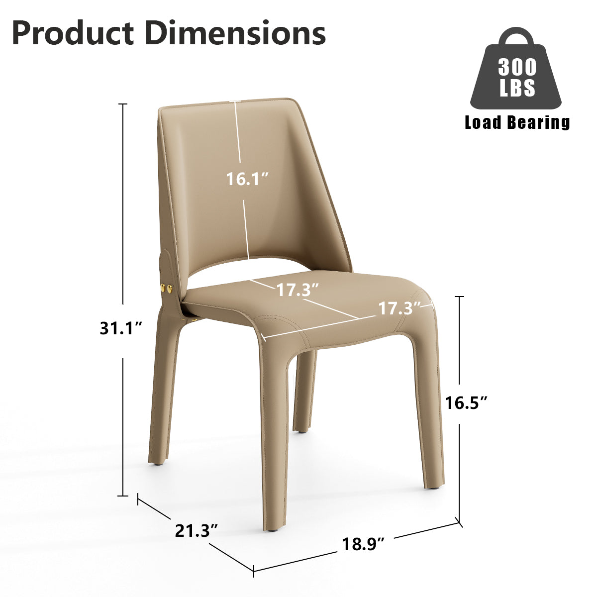 Kidol & Shellder Slope Sadddle Leather Dining Chairs