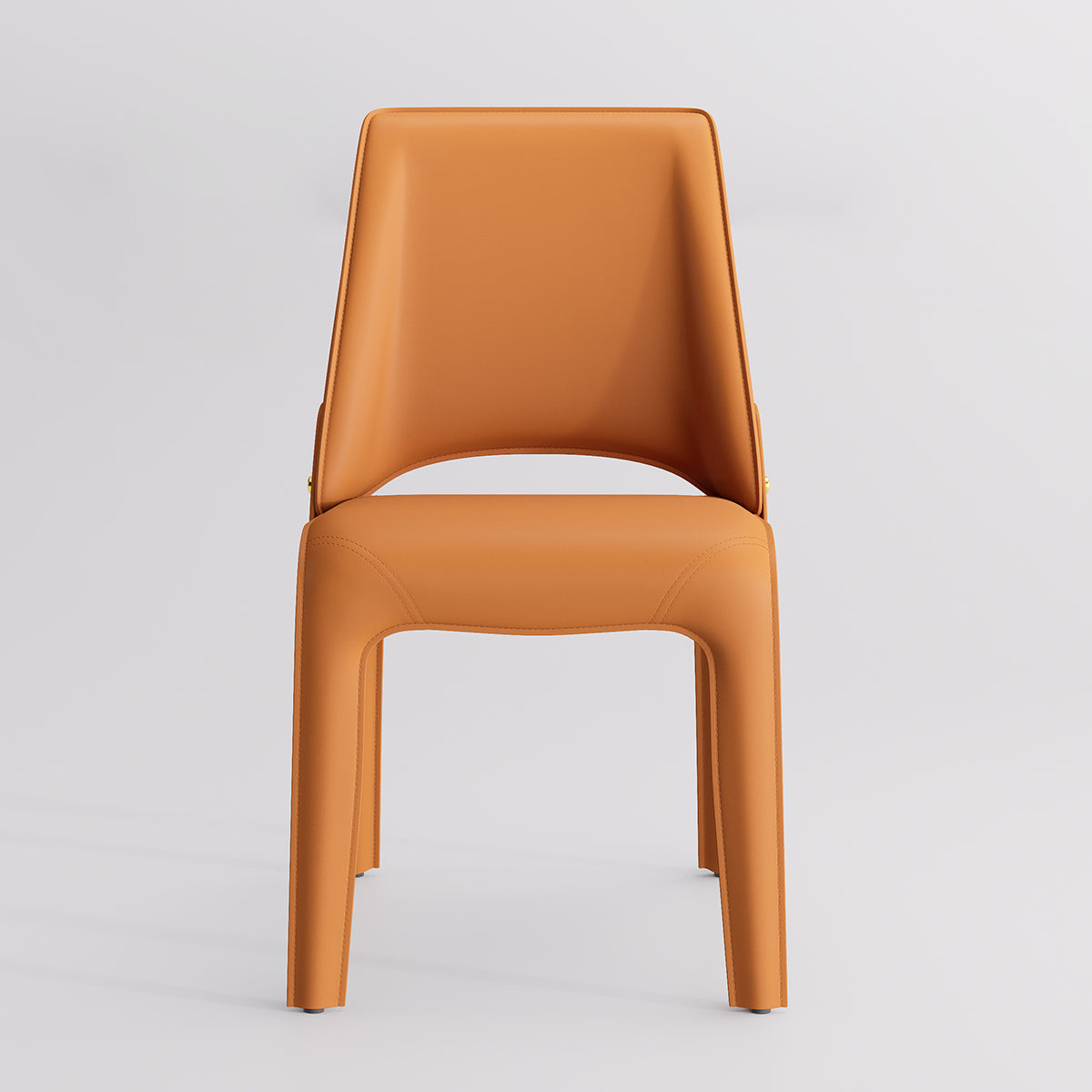 Kidol & Shellder Slope Sadddle Leather Dining Chairs