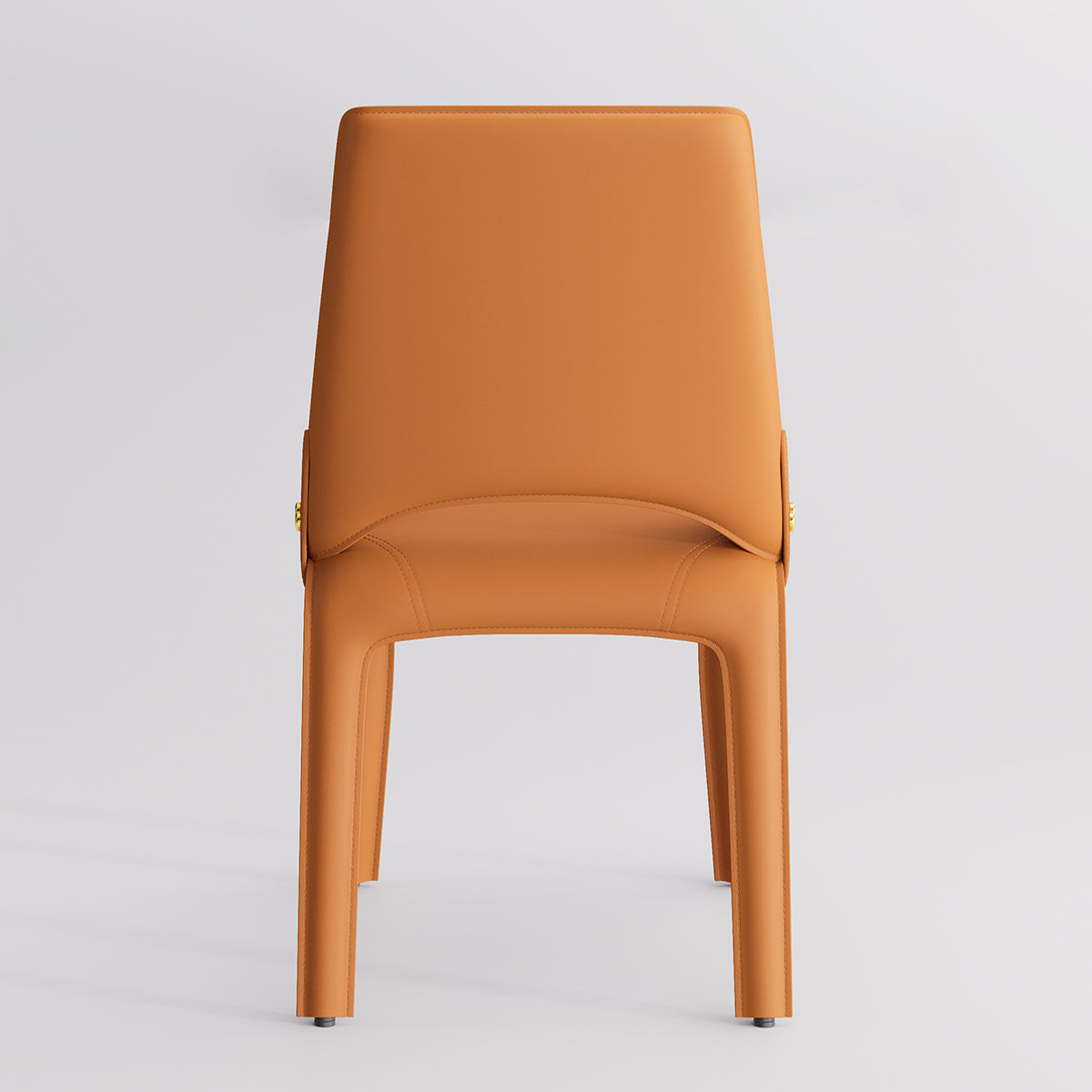 Kidol & Shellder Slope Sadddle Leather Dining Chairs