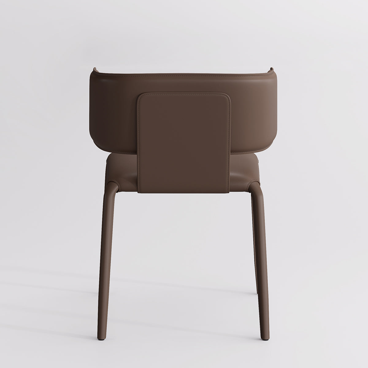Kidol & Shellder Wing Sadddle Leather Dining Chairs