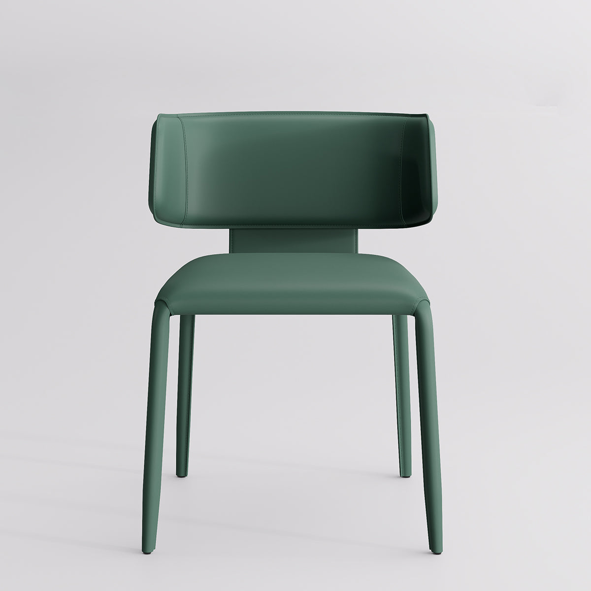 Kidol & Shellder Wing Sadddle Leather Dining Chairs