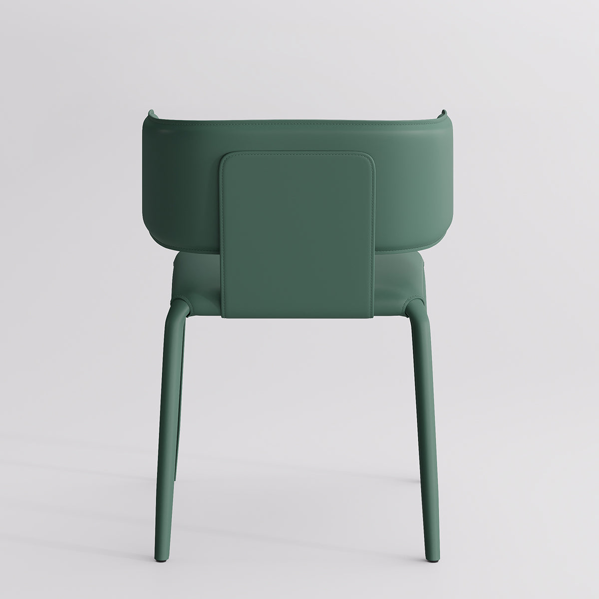 Kidol & Shellder Wing Sadddle Leather Dining Chairs