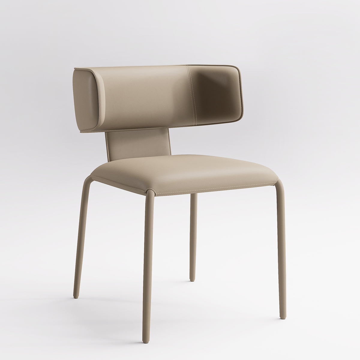 Kidol & Shellder Wing Premium Leather Dining Chairs