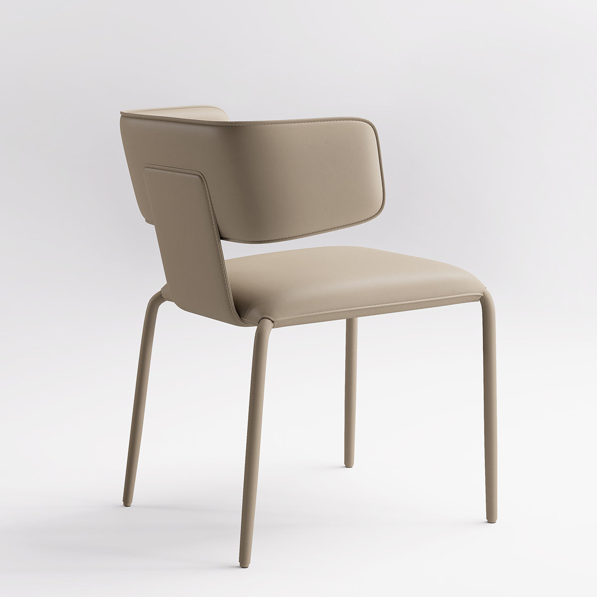 Kidol & Shellder Wing Premium Leather Dining Chairs