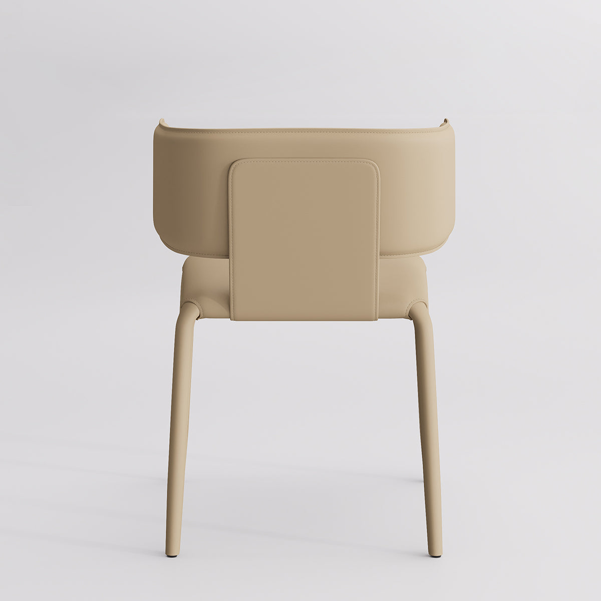 Kidol & Shellder Wing Sadddle Leather Dining Chairs