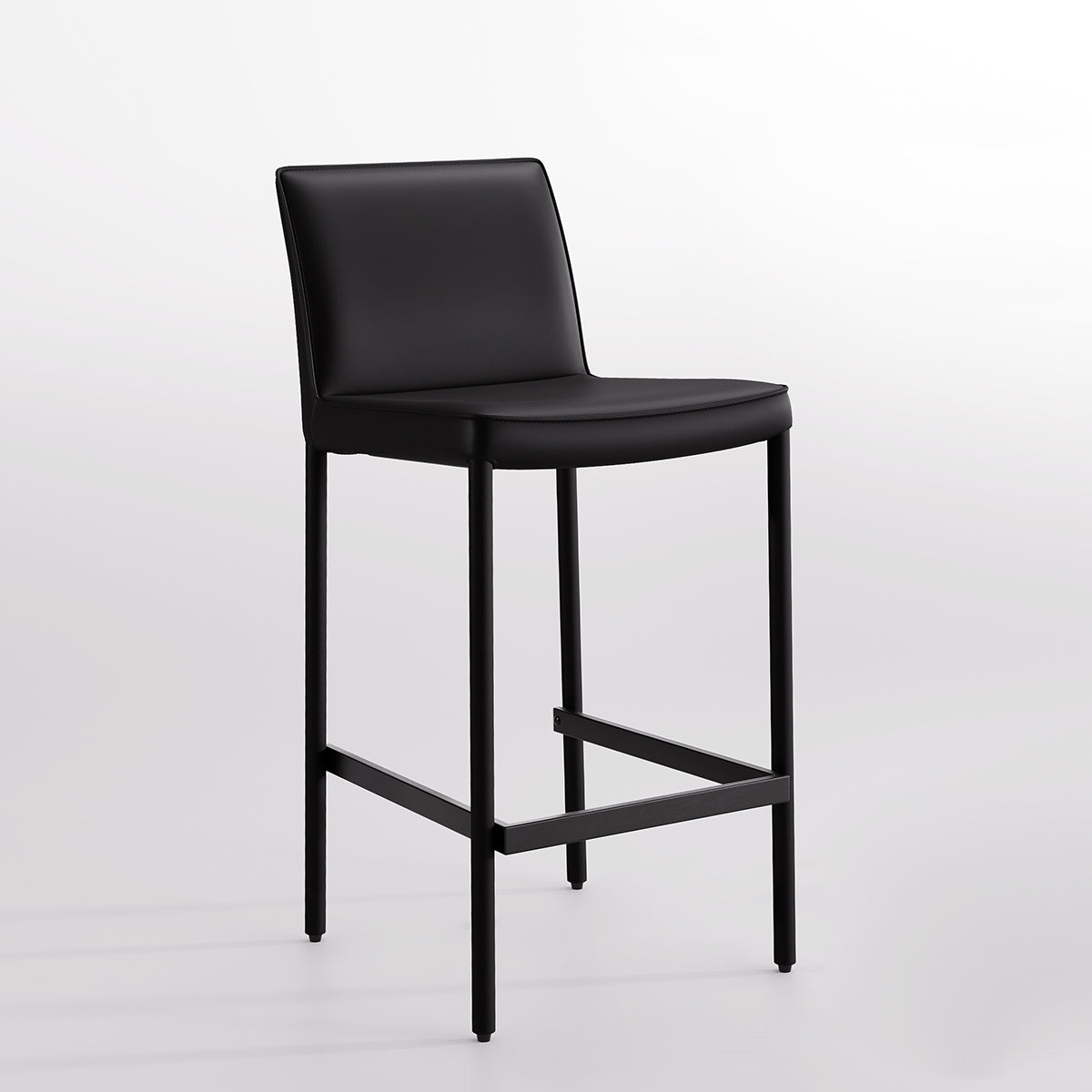 Kidol & Shellder Track Premium Leather Bar Stools