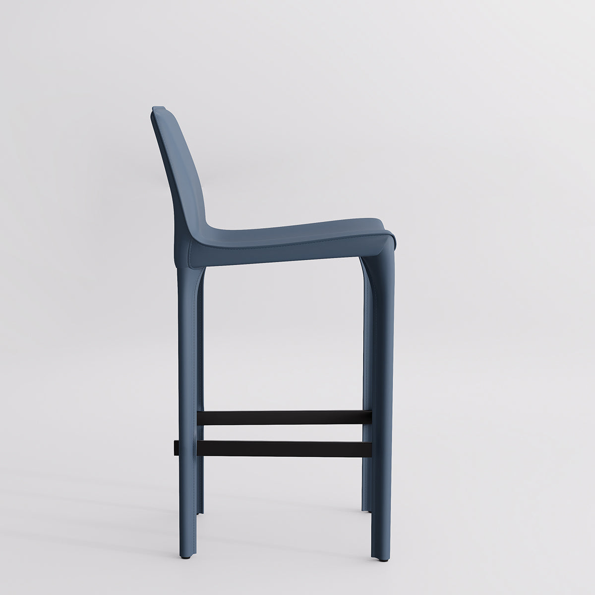 Kidol & Shellder Track Sadddle Leather Bar Stools