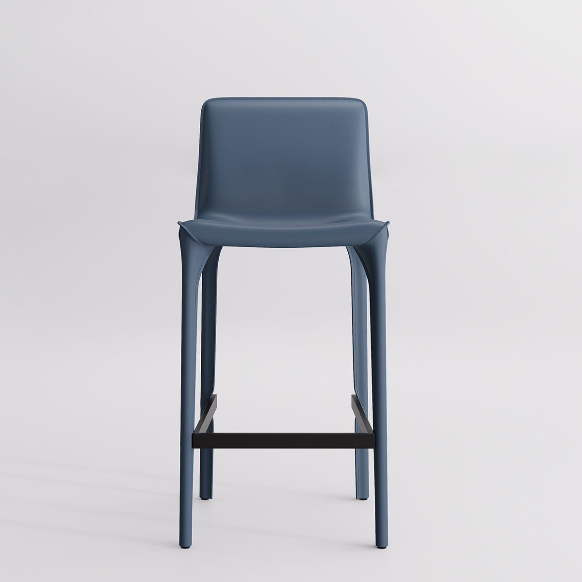 Kidol & Shellder Track Sadddle Leather Bar Stools