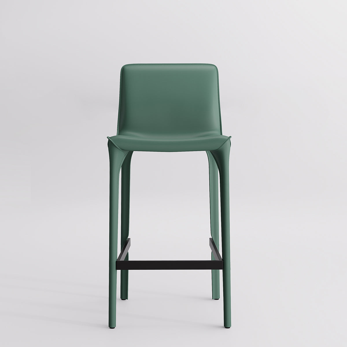 Kidol & Shellder Track Sadddle Leather Bar Stools