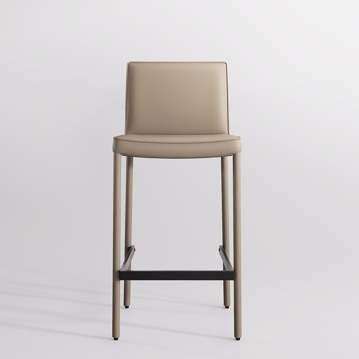 Kidol & Shellder Track Premium Leather Bar Stools