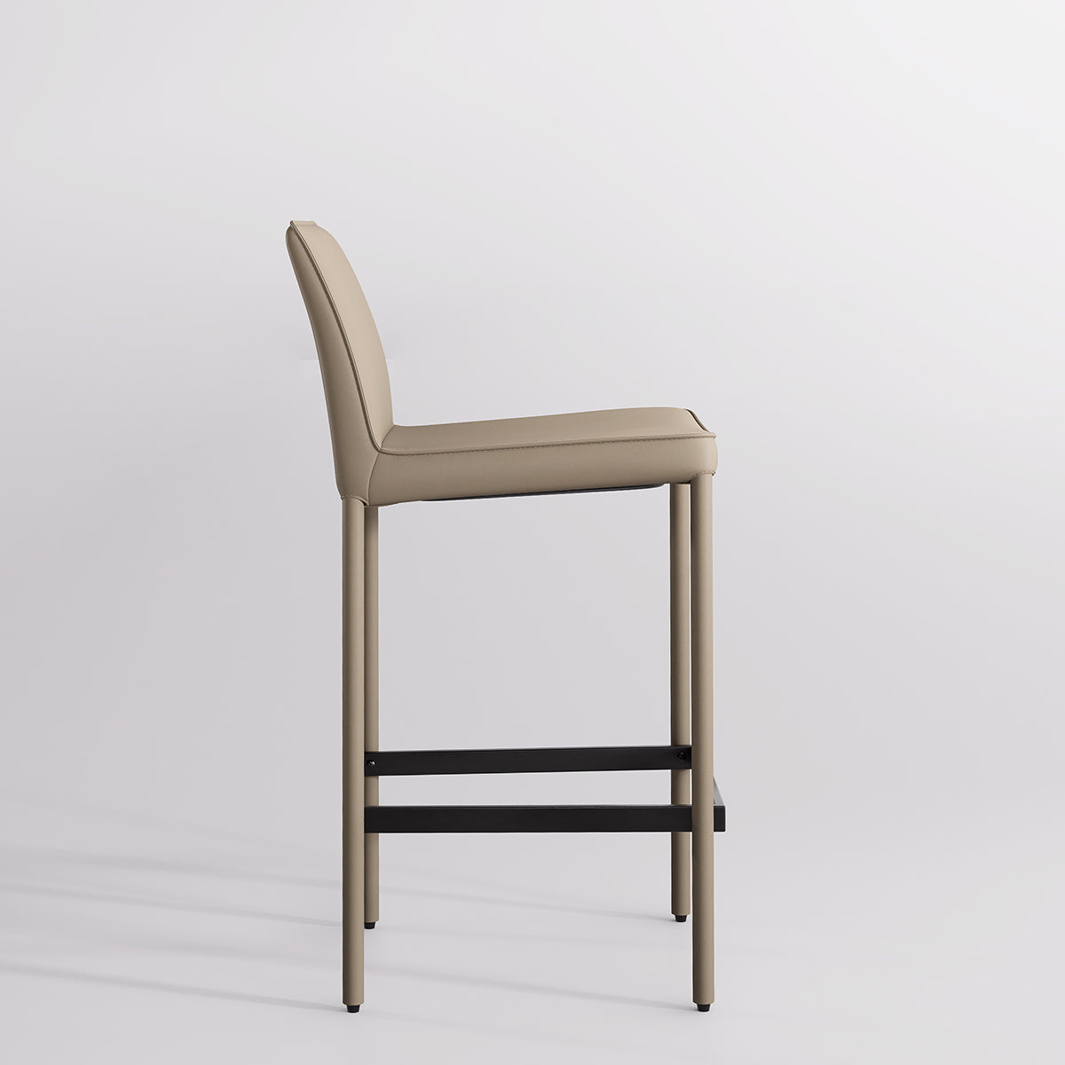 Kidol & Shellder Track Premium Leather Bar Stools