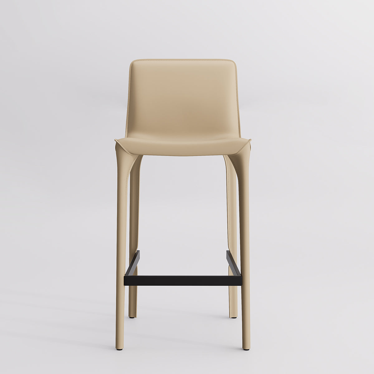 Kidol & Shellder Track Sadddle Leather Bar Stools