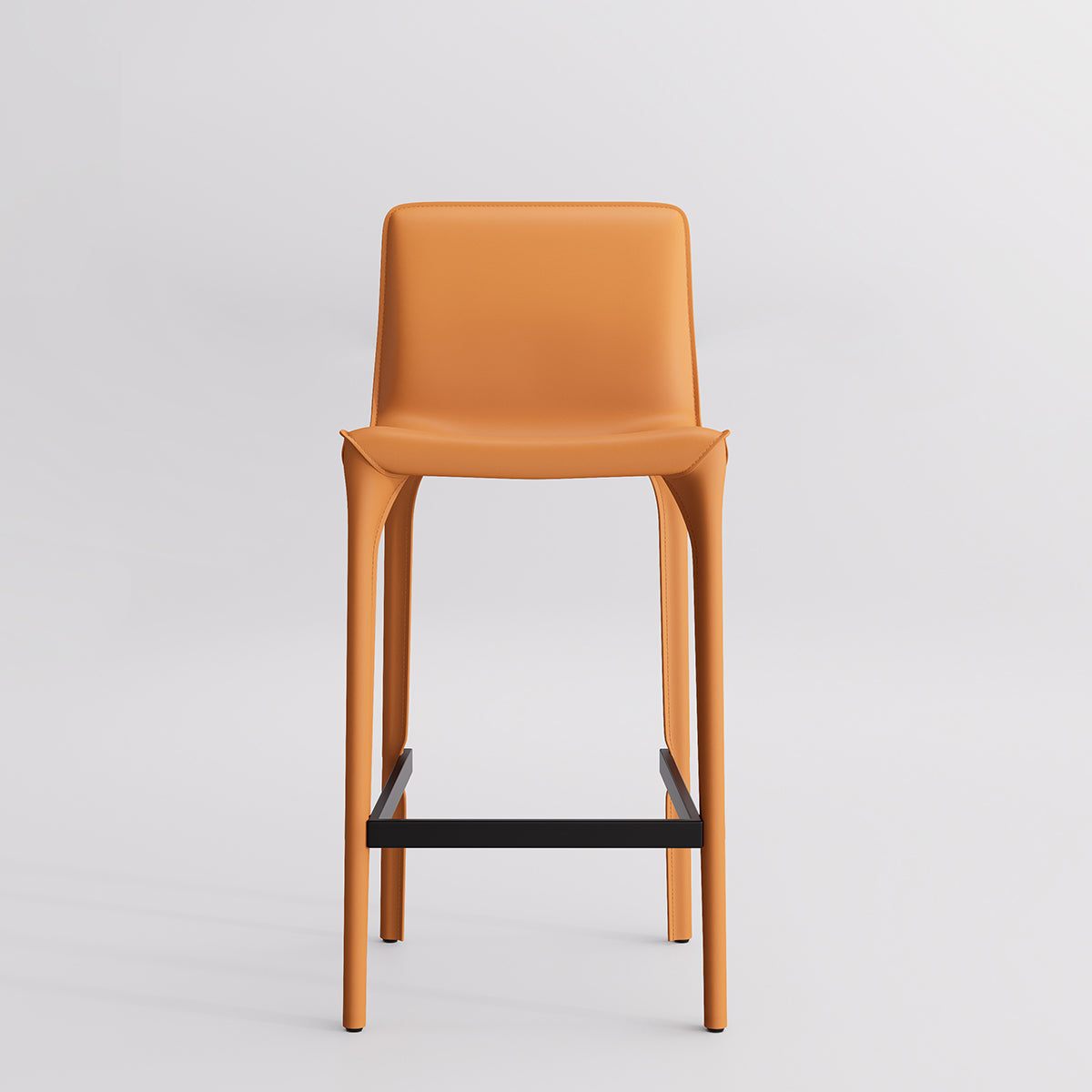 Kidol & Shellder Track Sadddle Leather Bar Stools