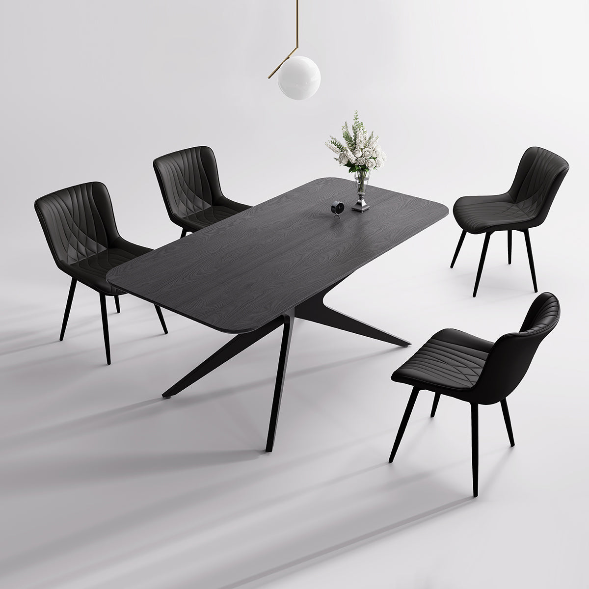 Kidol & Shellder Rectangle Wood Dining Table DTOG042-1