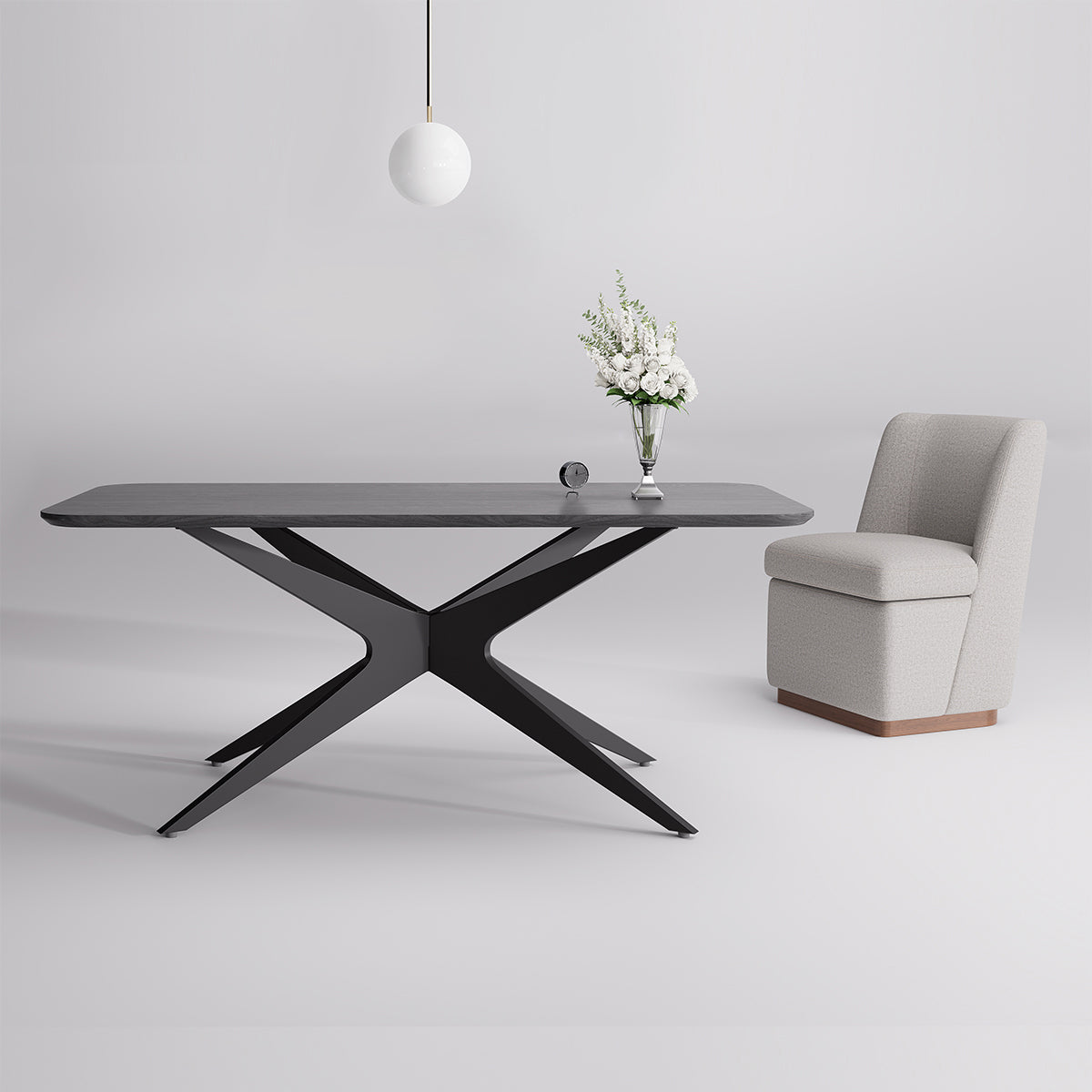 Kidol & Shellder Rectangle Wood Dining Table DTOG042-1