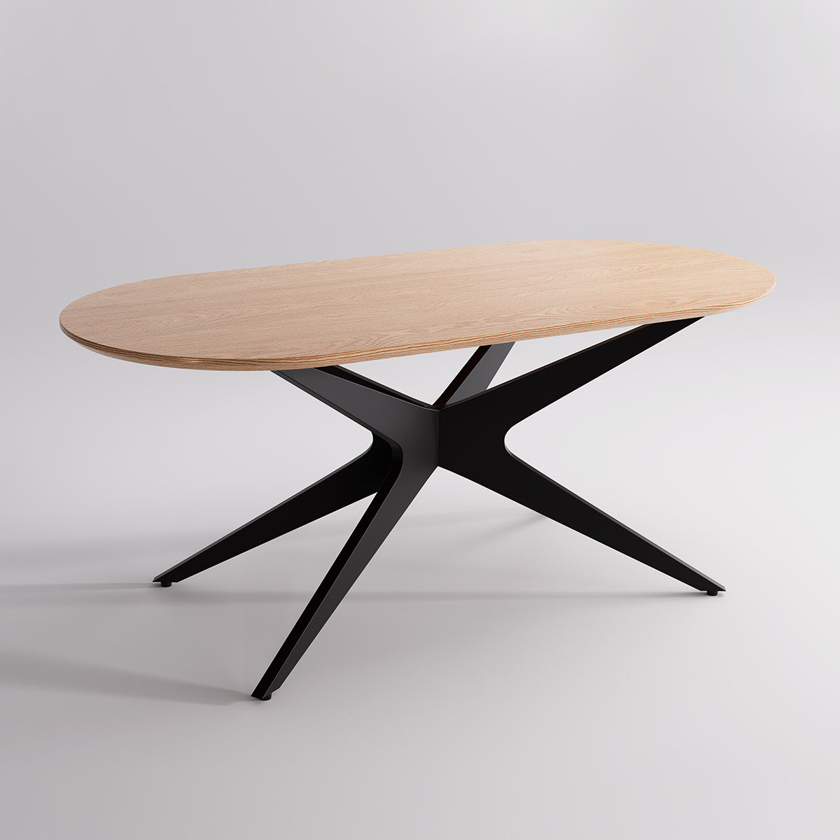 Kidol & Shellder Oval Wood Dining Table DTOG042-2