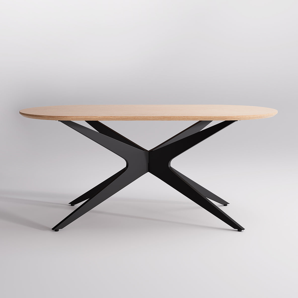 Kidol & Shellder Oval Wood Dining Table DTOG042-2
