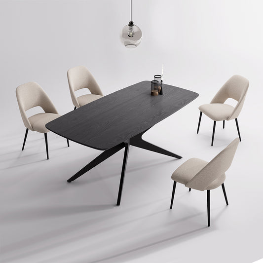 Kidol & Shellder Rectangle Wood Dining Table DTOG042