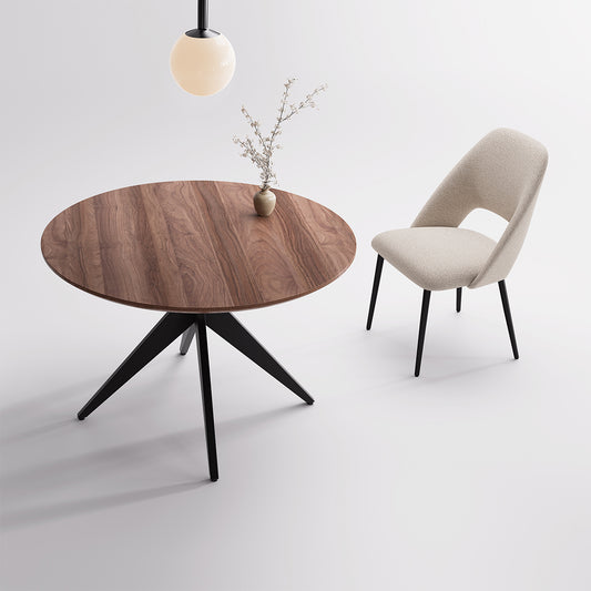 Kidol & Shellder Round Wood Dining Table DTOG058-1
