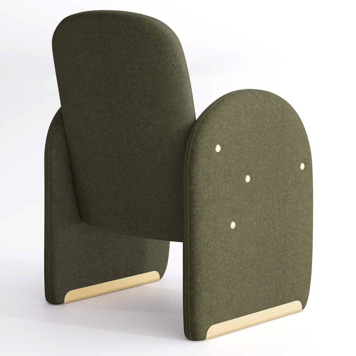 Kidol & Shellder Barrel Armchair Modular Dining Chairs