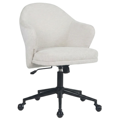 YOUNIKE Upholstered Home Office Chair with Wraparound Armrests