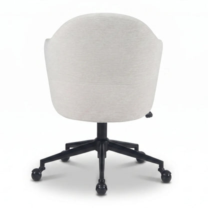 YOUNIKE Upholstered Home Office Chair with Wraparound Armrests