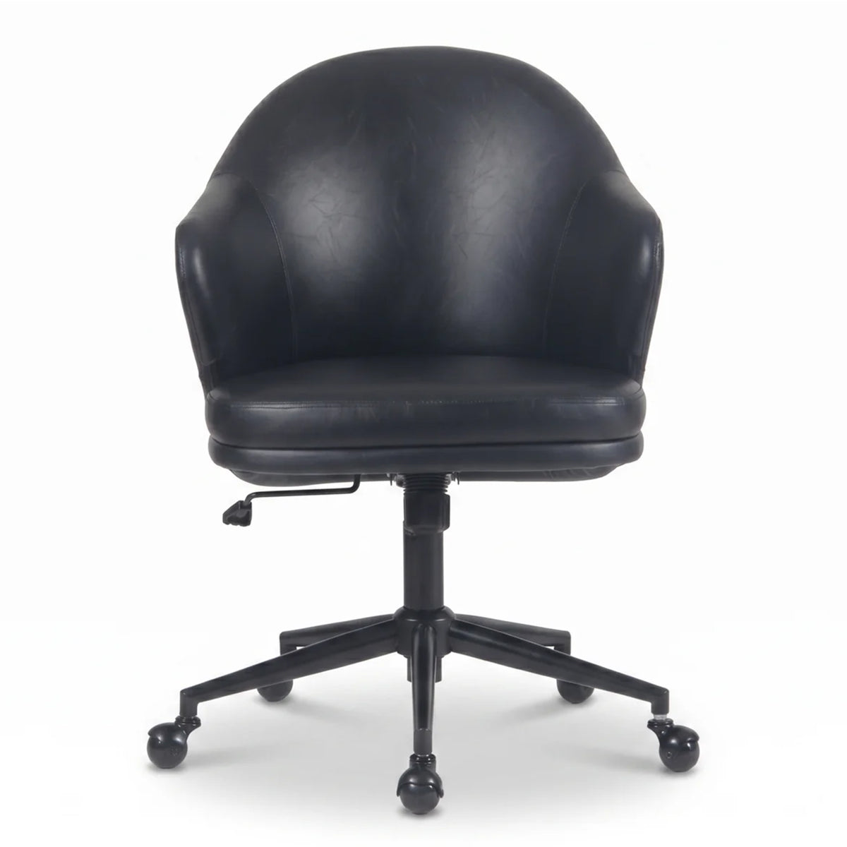 YOUNIKE Upholstered Home Office Chair with Wraparound Armrests