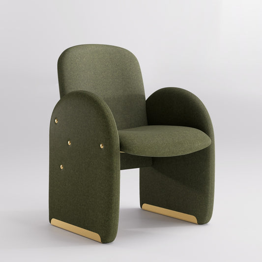 Kidol & Shellder Barrel Armchair Modular Dining Chairs