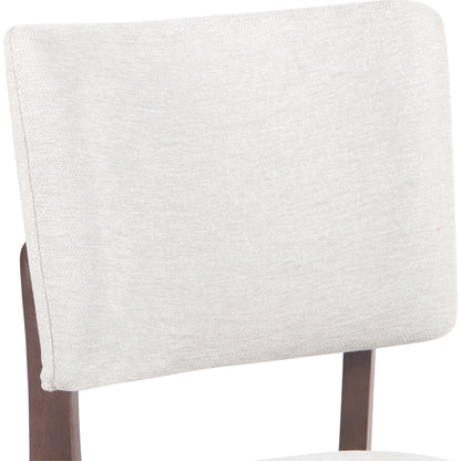 Kidol & Shellder Upholstered Dining Chairs Set of 2 with Curved Backrest