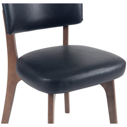 Kidol & Shellder Upholstered Dining Chairs Set of 2 with Curved Backrest