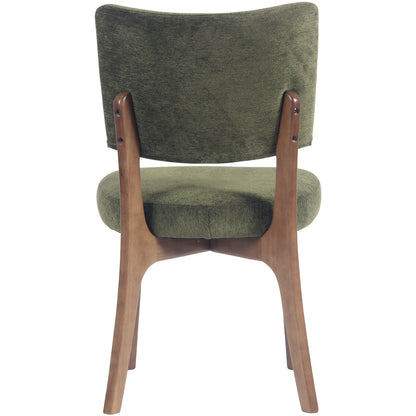 Kidol & Shellder Upholstered Dining Chairs Set of 2 with Curved Backrest