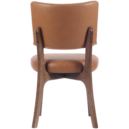 Kidol & Shellder Upholstered Dining Chairs Set of 2 with Curved Backrest
