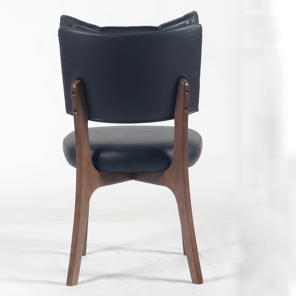 Kidol & Shellder Vintage Dining Chairs Set of 2 with Padded Curved Backrest