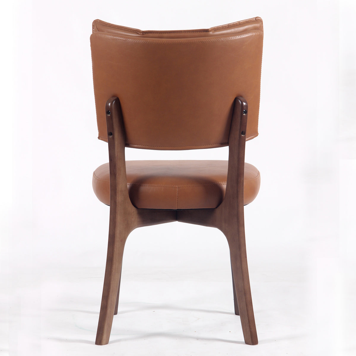 Kidol & Shellder Vintage Dining Chairs Set of 2 with Padded Curved Backrest
