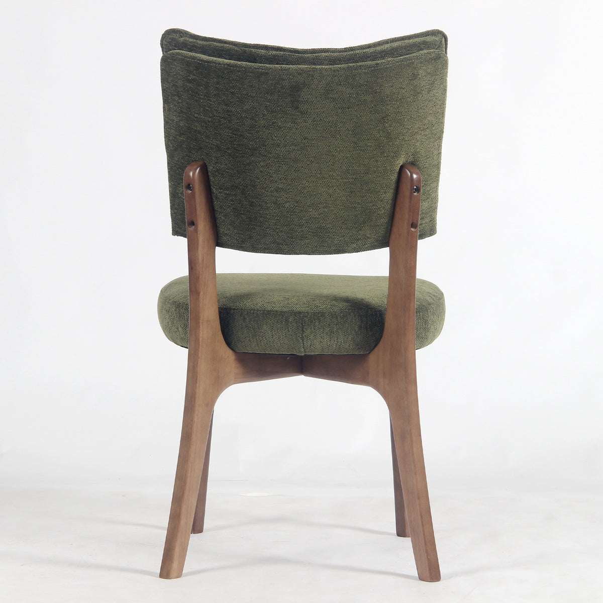 Kidol & Shellder Vintage Dining Chairs Set of 2 with Padded Curved Backrest