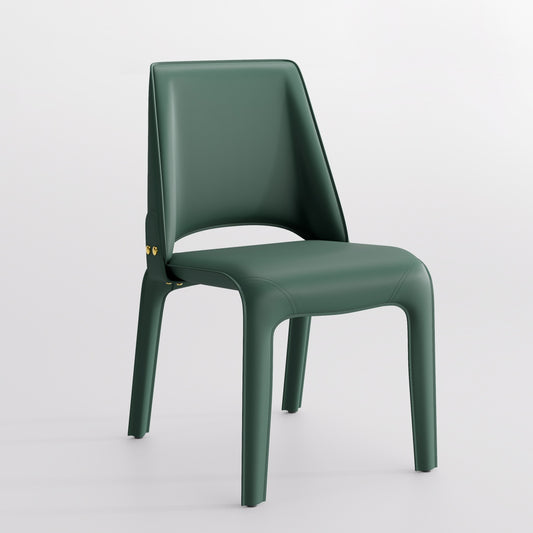 Kidol & Shellder Slope Sadddle Leather Dining Chairs
