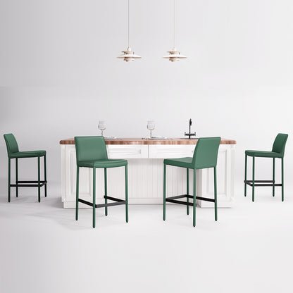 Kidol & Shellder Track Premium Leather Bar Stools