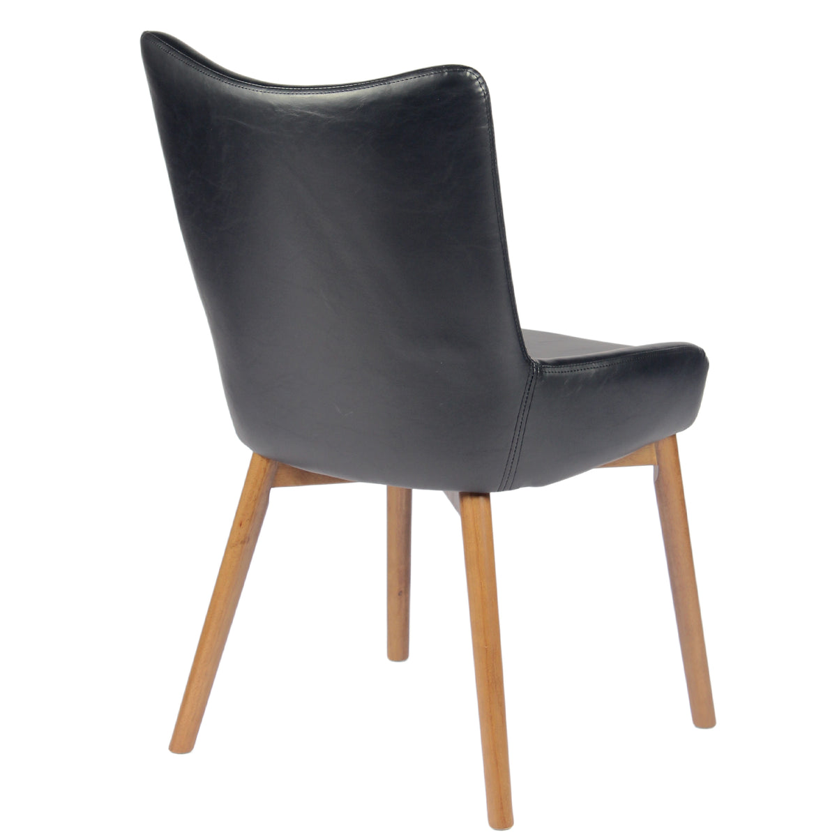 Kidol & Shellder Wingback Upholstered Dining Chairs Set of 2 with Solid Wood Legs