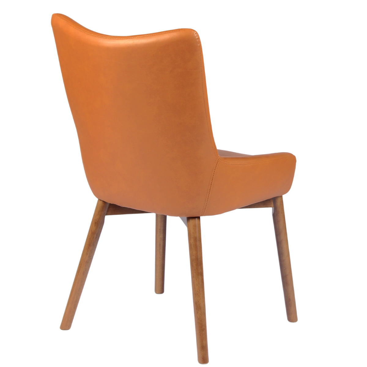 Kidol & Shellder Wingback Upholstered Dining Chairs Set of 2 with Solid Wood Legs