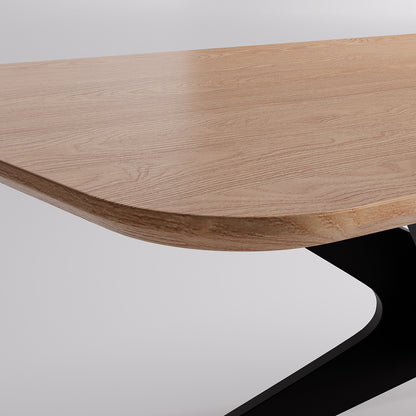 Kidol & Shellder Rectangle Wood Dining Table DTOG042-1