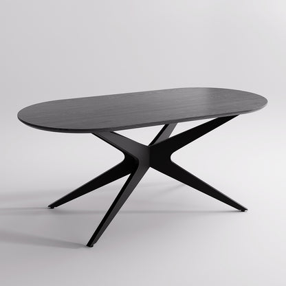 Kidol & Shellder Oval Wood Dining Table DTOG042-2